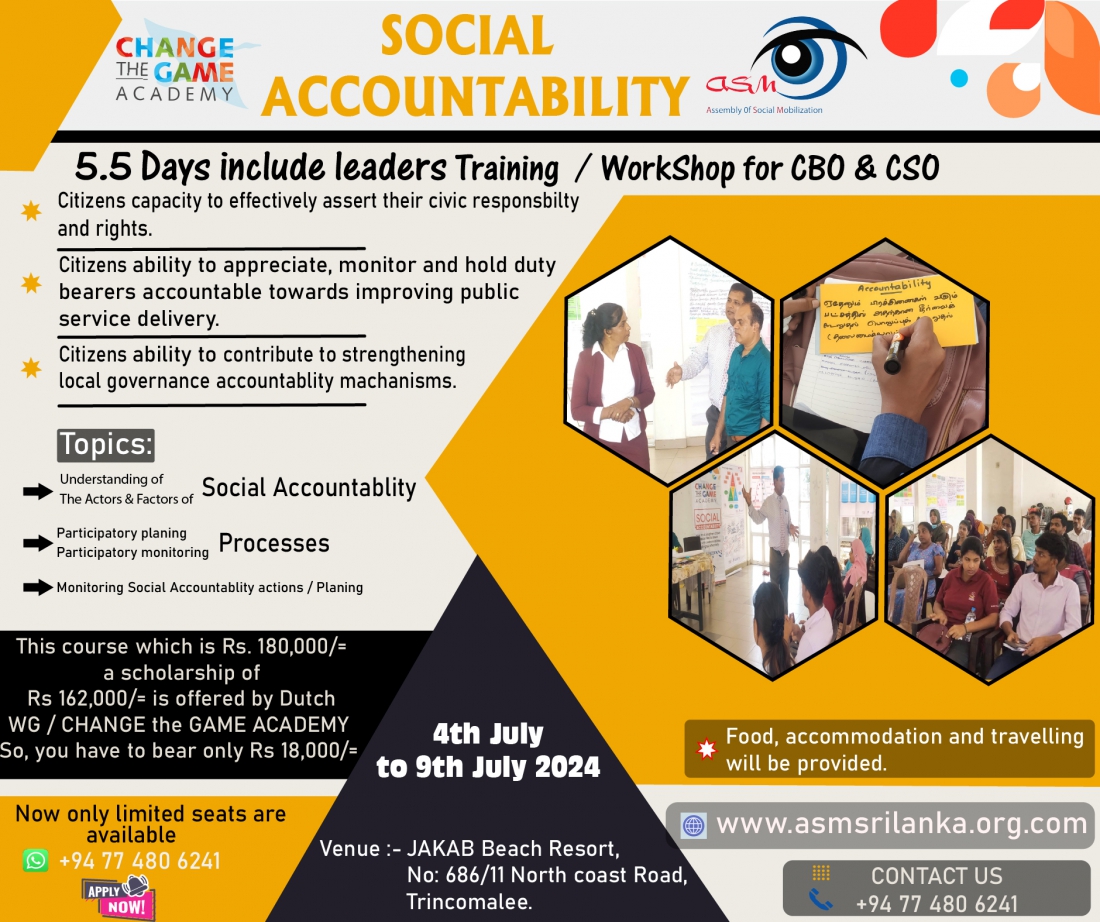 Social Accountability Leaders Training